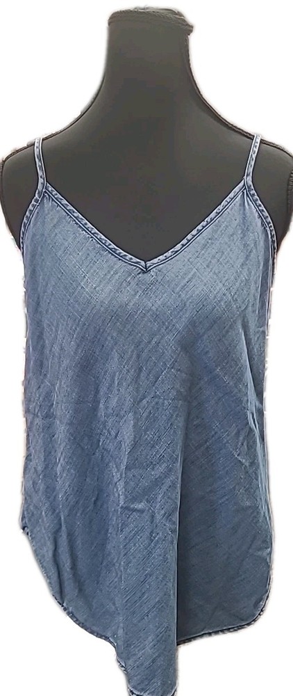 Gap 1969 Denim Chambray Camisole Tank Top Blue Women’s Small