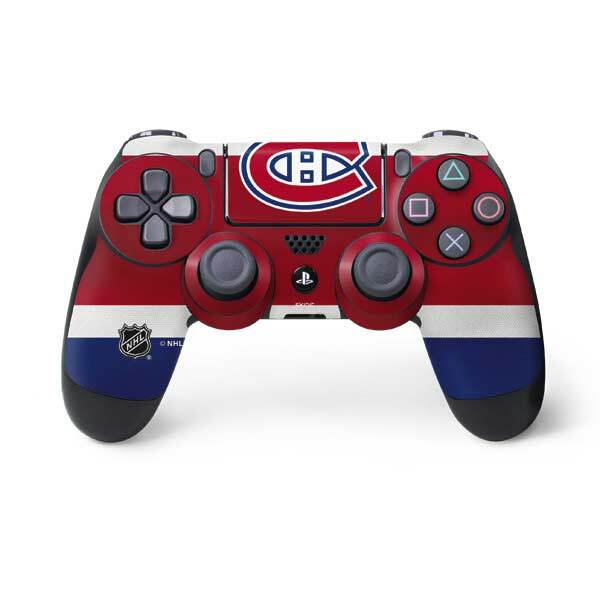NHL Montreal Canadiens PS4 Controller Skin - Montreal Canadiens Jersey