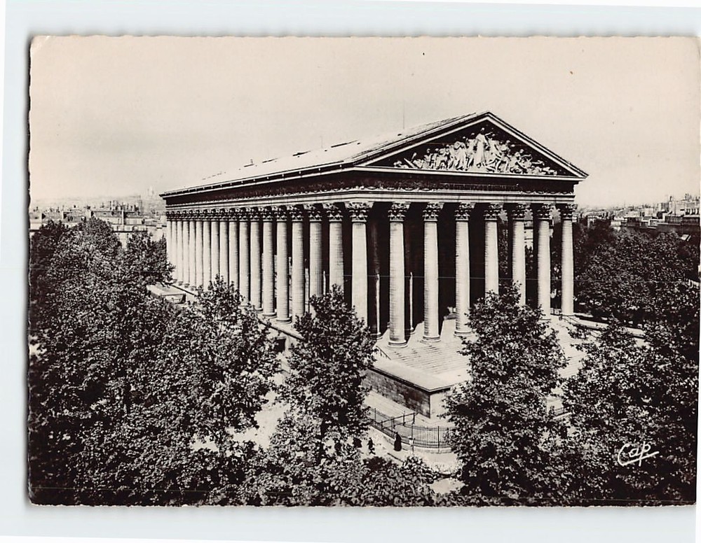 Postcard Eglise de la Madeleine Paris France