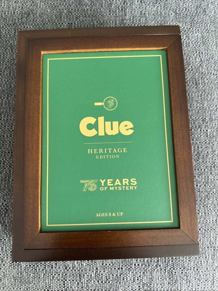 Brand New Collectible Clue Game 75 Year Anniversary Heritage Edition #7073