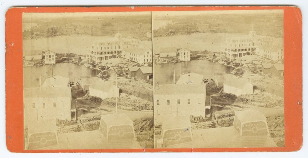D1761~ NEW YORK – Alexandria Bay Thousand Island McIntyre Stereoview