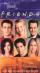 Friends The Best of Friends Volumes 1-4 20 Fan Favorites New VHS Set 2001 Sealed