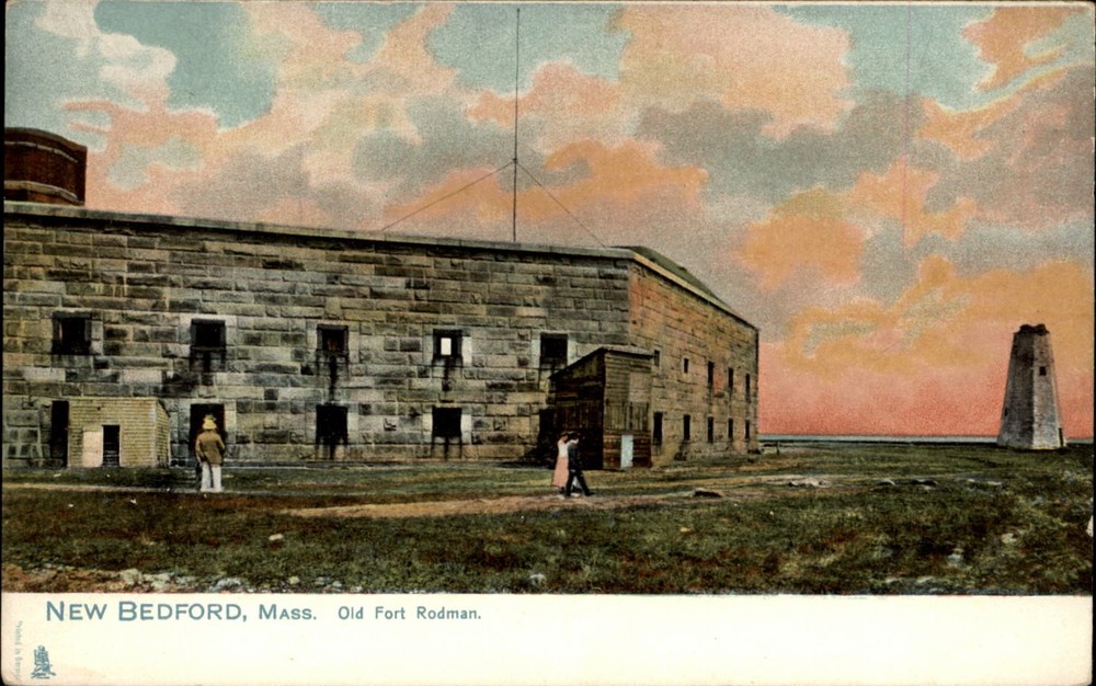 Old Fort Rodman New Bedford MA Tuck UDB unposted c1905 vintage postcard n603