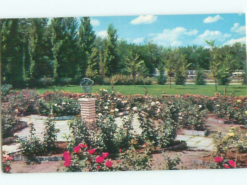 Pre-1980 GARDEN SCENE Abilene Kansas KS m/09 AF6393