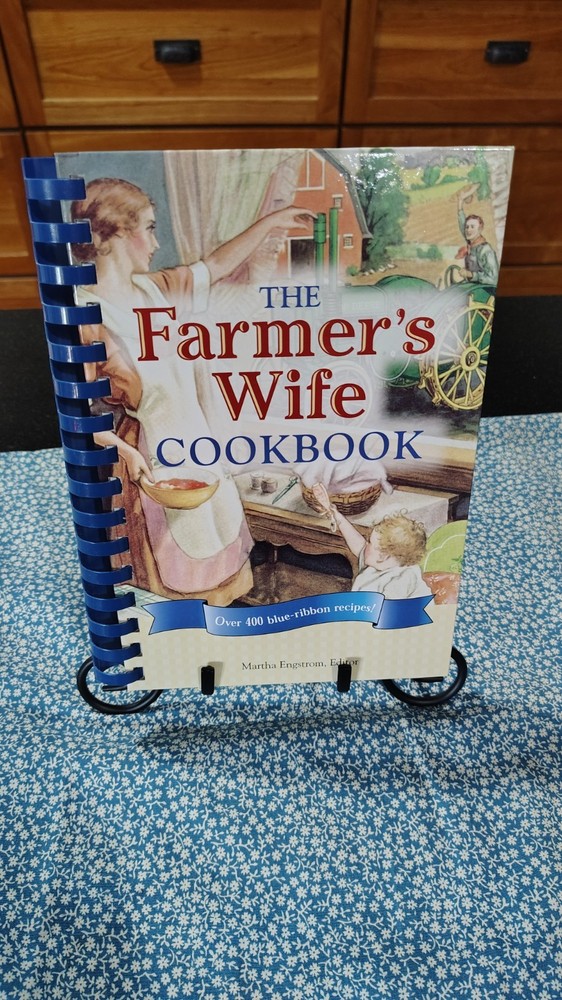 THE FARMERS WIFE COOKBOOK vintage spiral bound homestyle 400+ recipes Engstrom
