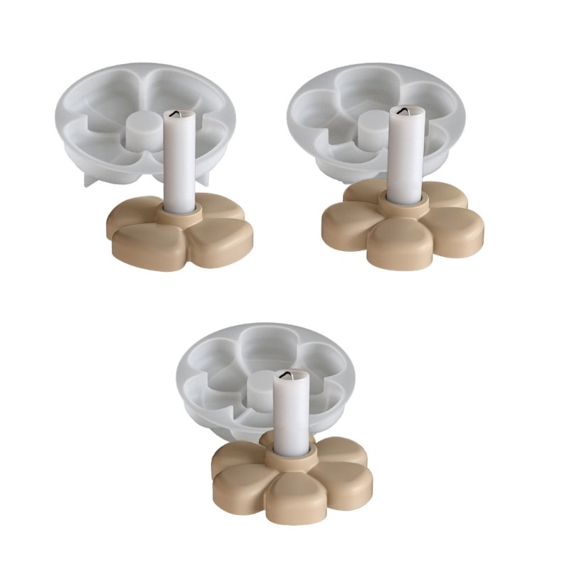 Resin Epoxy Molds Flower Shape Holder Molds Silicone Texture for