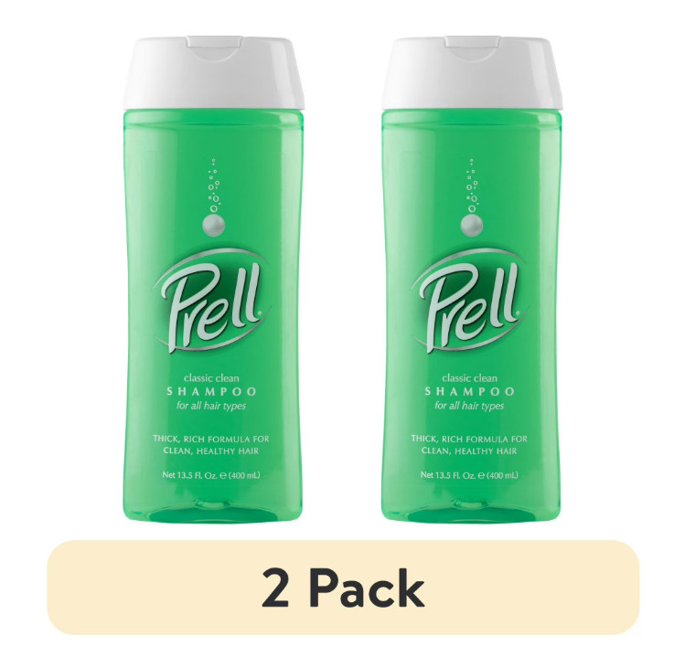(2 pack) Prell Shampoo Classic 13.5 oz., All Hair Types, Adult