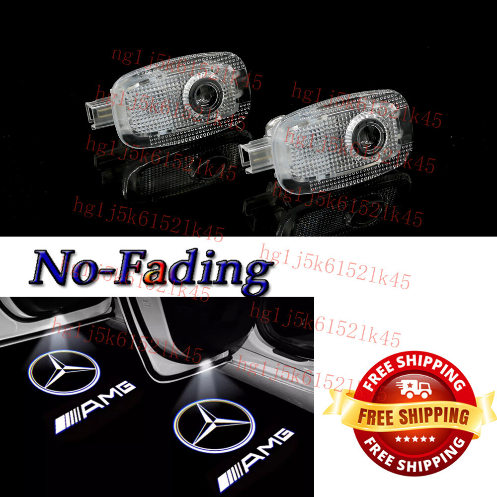 Car LED Projector Ghost Laser Door light For S-Class W221 Sedan 4-Door 2006-2013