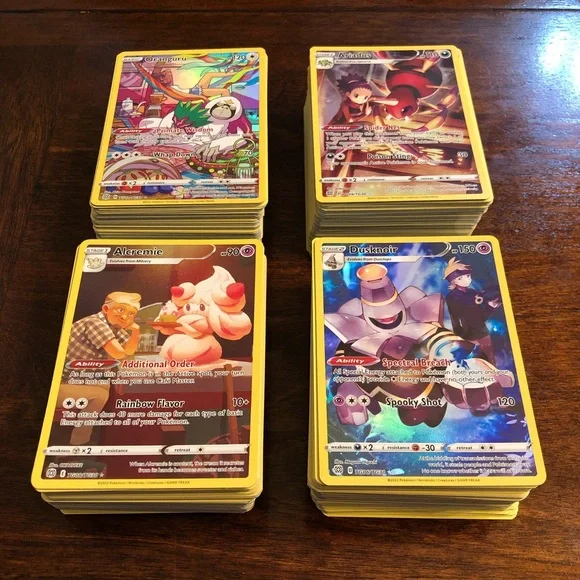 50+ Pokemon Card Bulk Lot with 3 Ultra Rare V/VMAX/EX/FA/ACE Cards