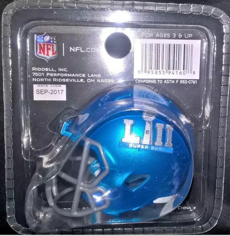 Super Bowl 52 Riddell Pocket Pro Helmet EXTREME RARE 2018 Eagles new in package