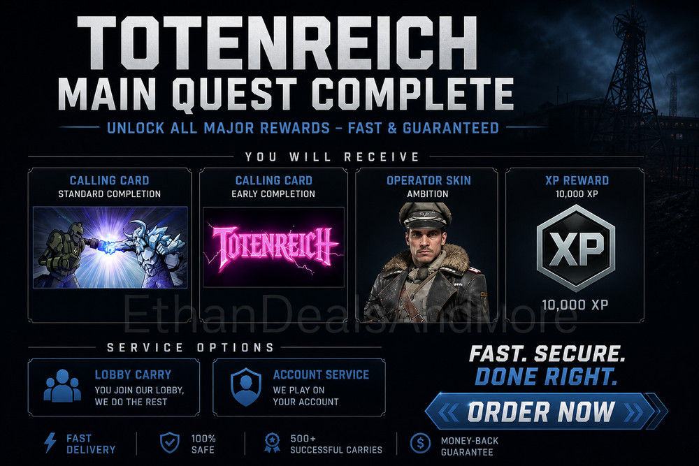 COD Black Ops 7 Totenreich Easter Egg Completion Zombies Main Quest Carry Quick!