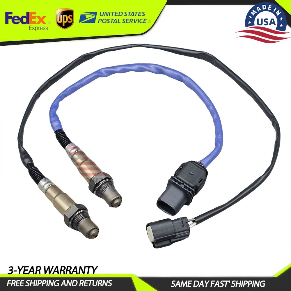 2pcs Oxygen Sensor For Ford 2013-2014 Fusion 2012-2014 Focus 2.0L Up+Downstream