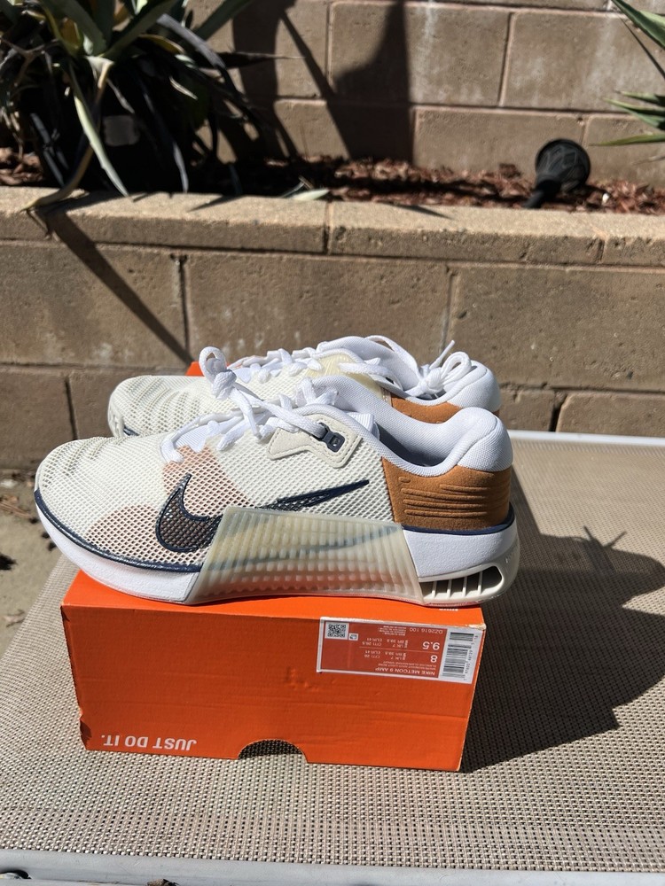 Nike Metcon 9 AMP Light Bone Gym Cross Fit Men's Sneakers Men Size 8 DZ2616-100