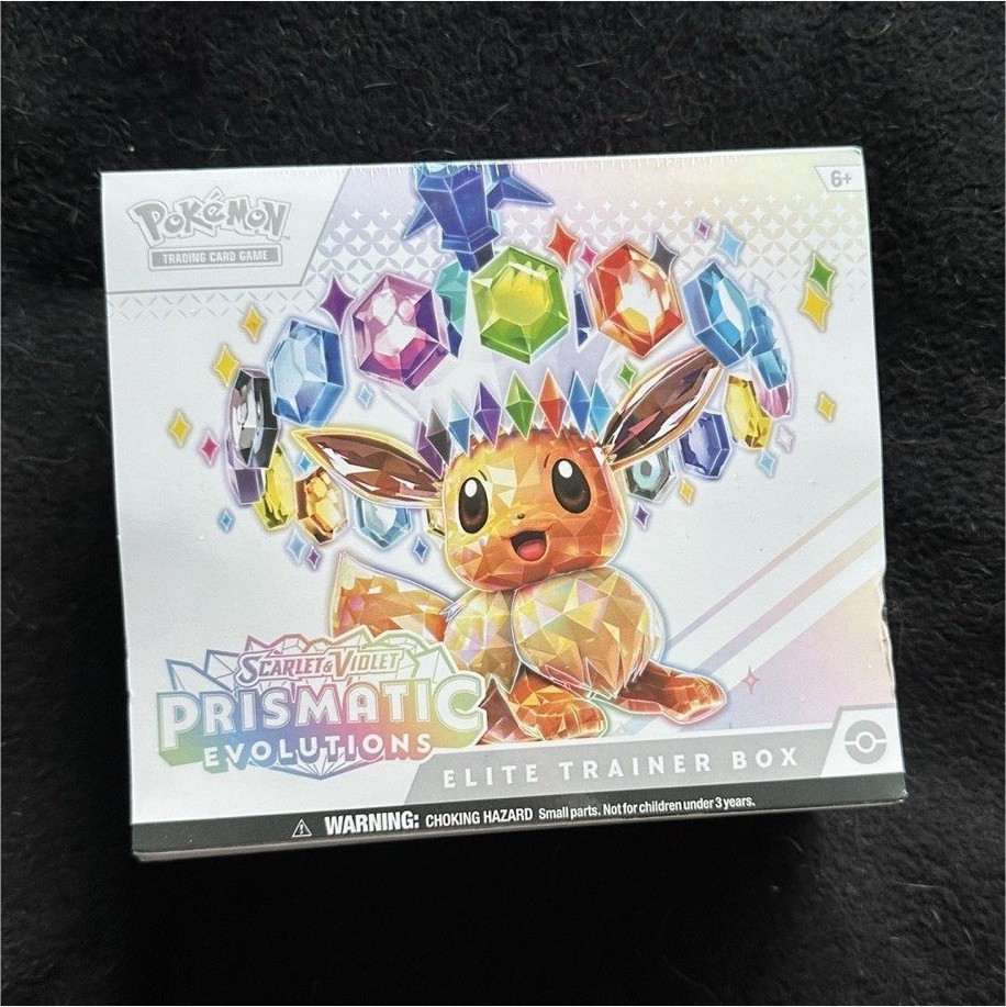 Pokémon Scarlet & Violet Prismatic Evolutions Elite Trainer Box Eevee English