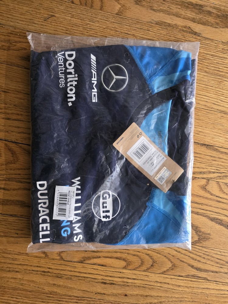 Umbro Williams Racing Large Training Jersey Mens Blue White  