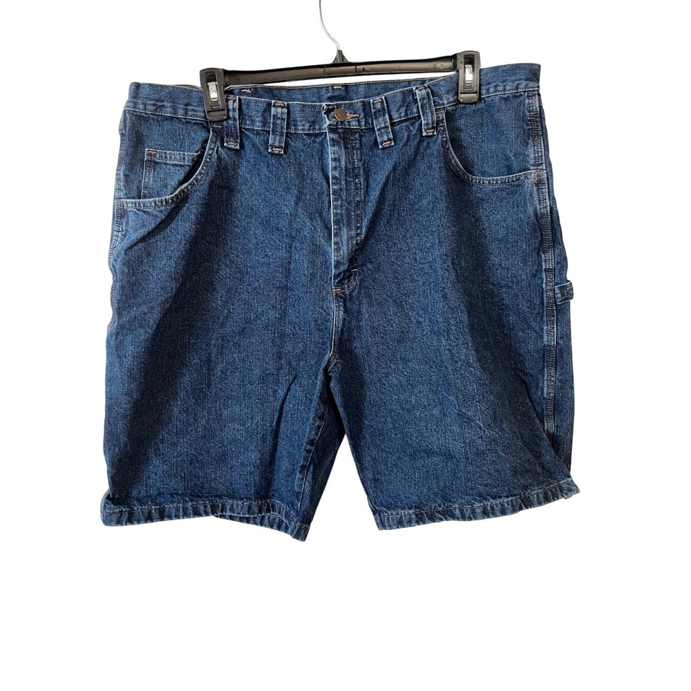Wrangler Men's Carpenter Denim Jean Shorts Size 44 Reg Blue Authentic Issue