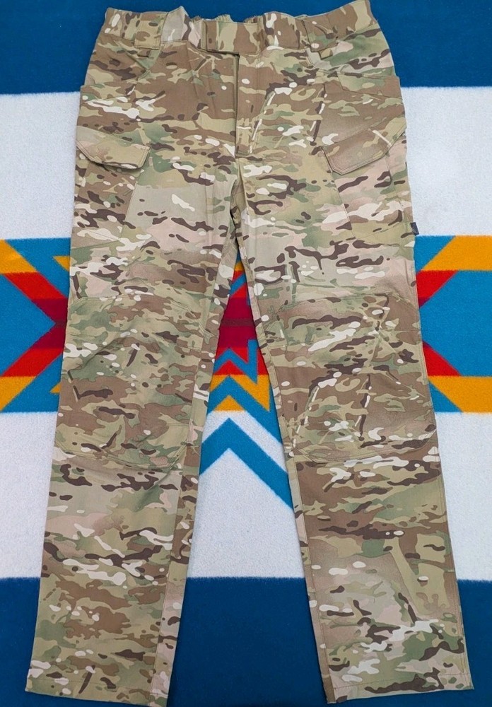 Helikon Tex Outdoor Tactical Pants Camo 38x34 Poland Utility Cargo Stretch