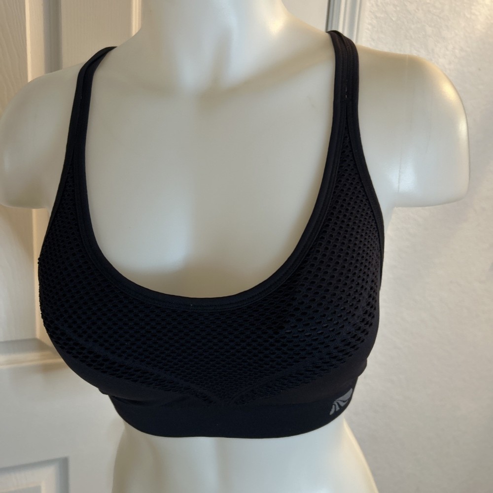 MARIKA TEK Women’s Racer Back Sport Bra With Padding Size Medium Color, Black