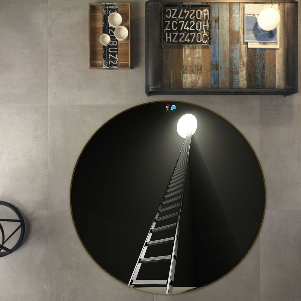 3D Ladder Light NAO3822 Game Rug Mat Elegant Photo Carpet Mat Fay