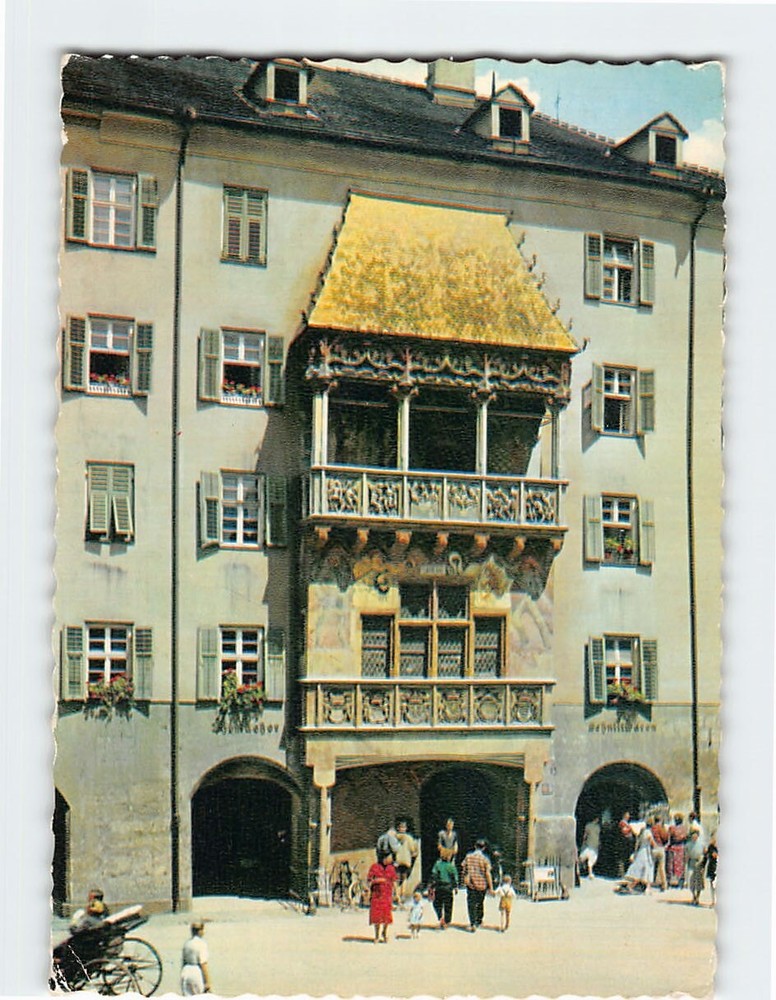 Postcard Goldenes Dachl Innsbruck Tyrol Austria