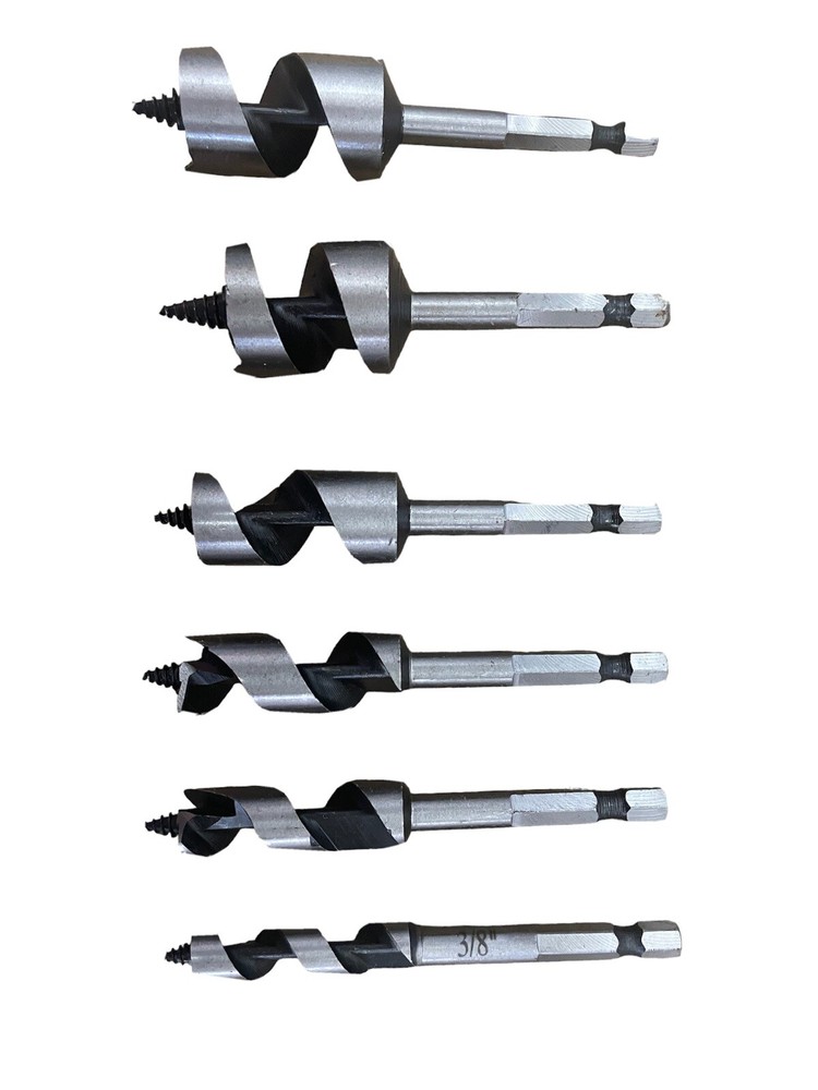 6pc Stubby Auger Bit Set