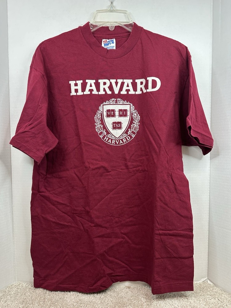 hanes beefy t-shirts vintage large HARVARD, New Without Tags