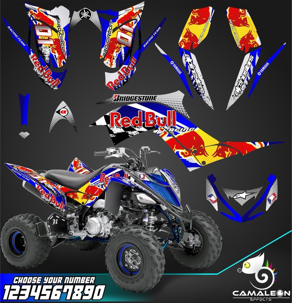 Yamaha Raptor 700 700R graphics kit 2013 2014 2017 to 2025 decals stickers atv