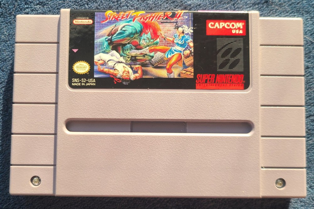 Street Fighter II (SNES, 1992) Cart Only - Authentic & Tested!