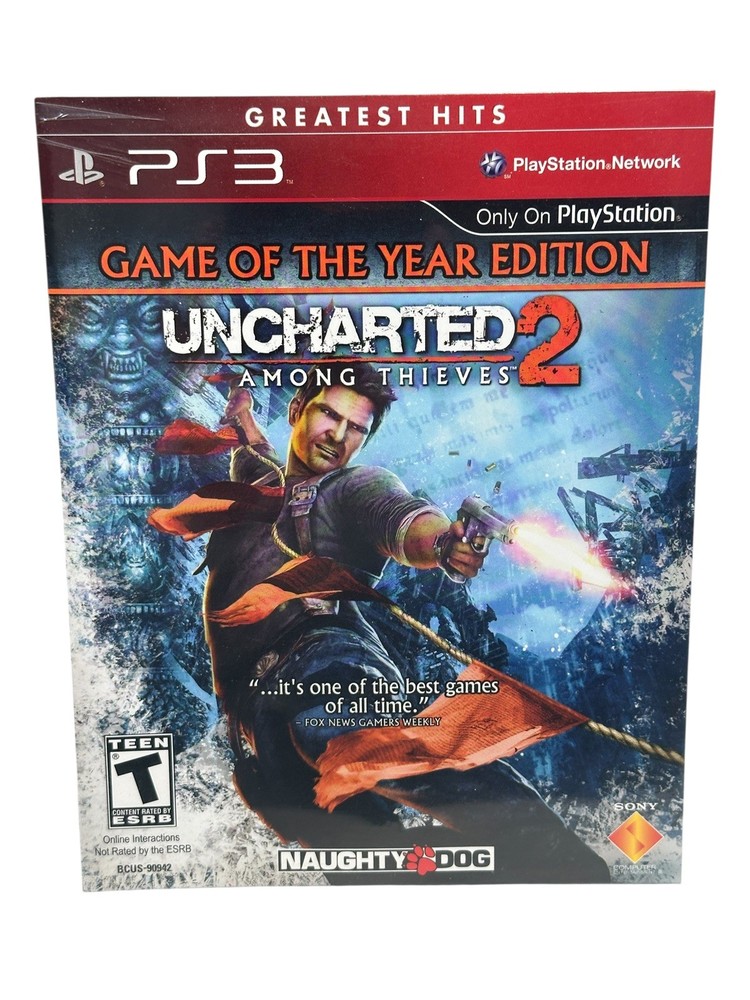 Uncharted 2: Among Thieves GOTY Greatest Hits (Sony PlayStation 3, 2009) Sealed