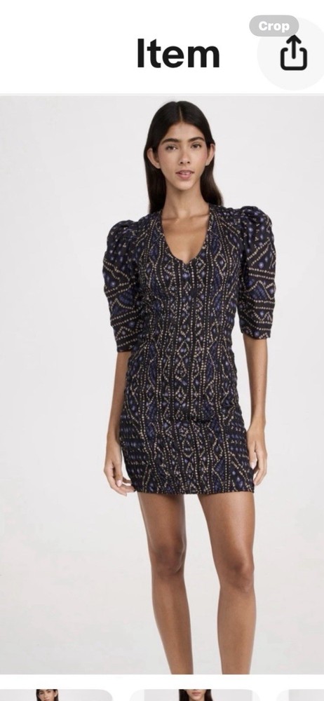 Sea New York Women's Delphine Pucker Mini Dress. Medium