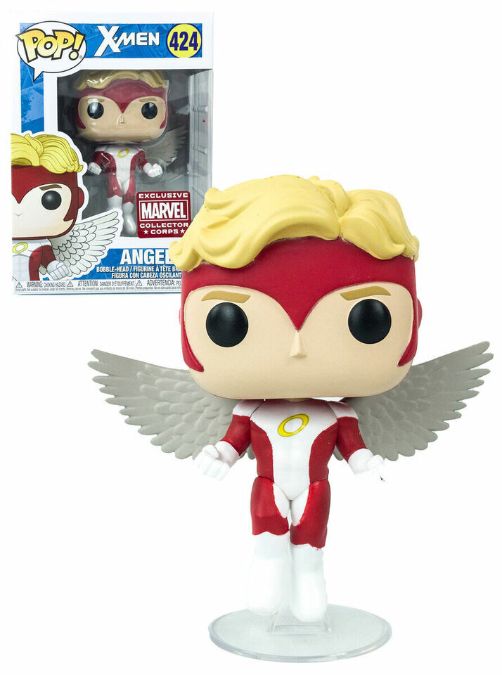 Funko Pop! Heoes: X-Men - Angel Vinyl Figure (Marvel: Collector Corps Exclusive)