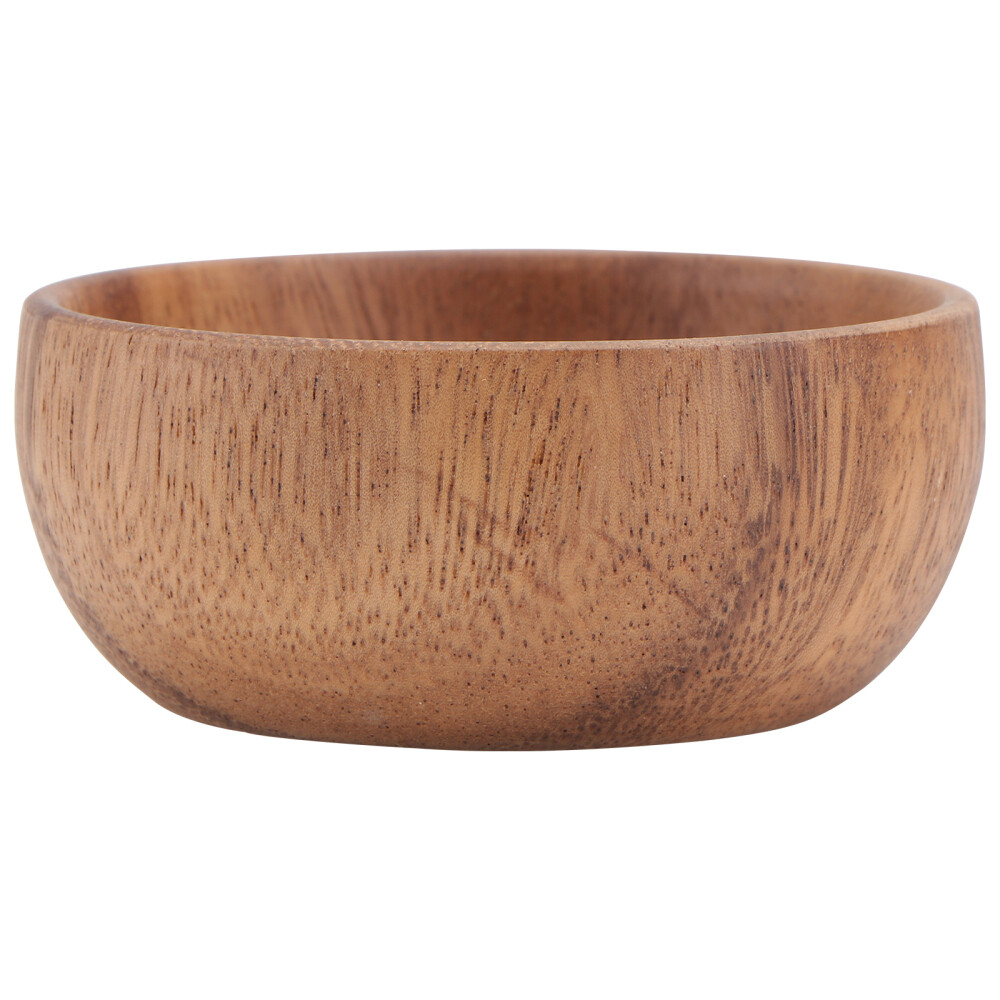 Acacia Wood Salad Mixing Bowl Kitchen Serving Dishware Plate  -image