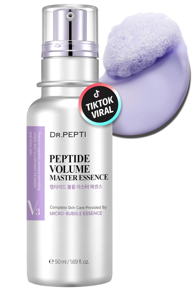 Peptide Volume Master Essence 1.69oz with 11 Peptides Hyaluronic Acid Collagen Booster