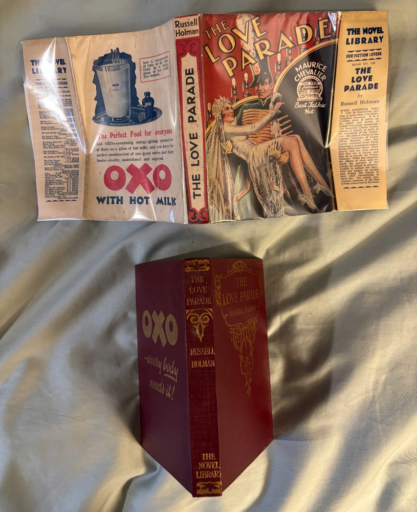 The Love Parade - UK Novel Library small movie tie-in DJ VG c1929 text credit
