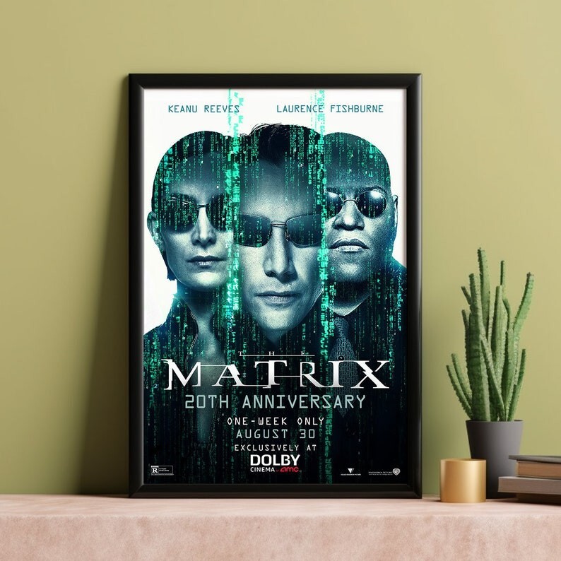 The Matrix 1999 Classic Movie Poster - Vintage Film Fan Collectible