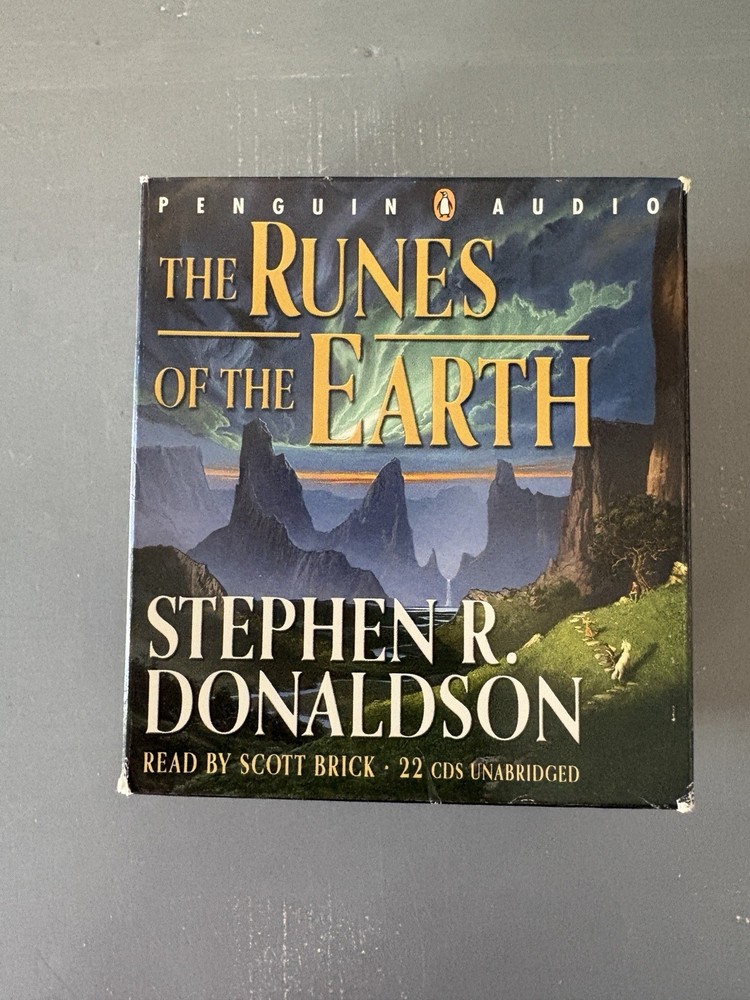 Audiobook - Runes of the Earth by Stephen R. Donaldson (2004, Compact Disc)