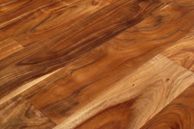 Acacia Walnut Hand Scraped Hardwood Wood Flooring Floor Sample-image