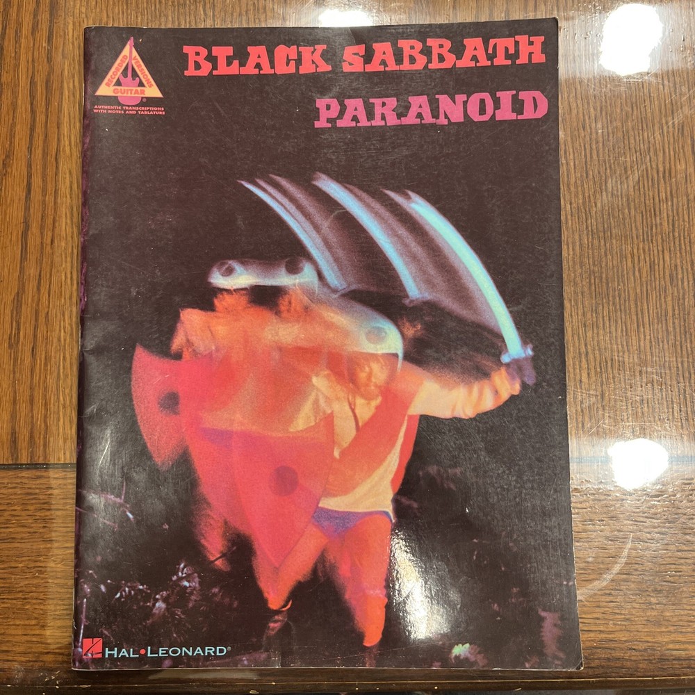 Hal Leonard Black Sabbath Paranoid Guitar Tab Songbook - Very Good