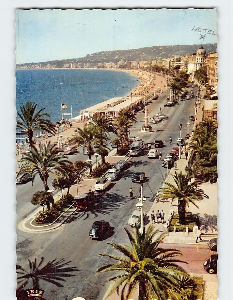 Postcard Promenade des Anglais Nice France