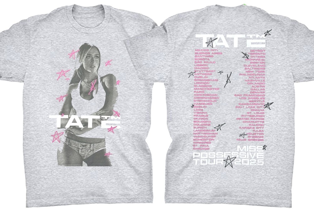 Retro Tate McRae Reprinted Collectible Tour Unisex All Size Shirt 22D307