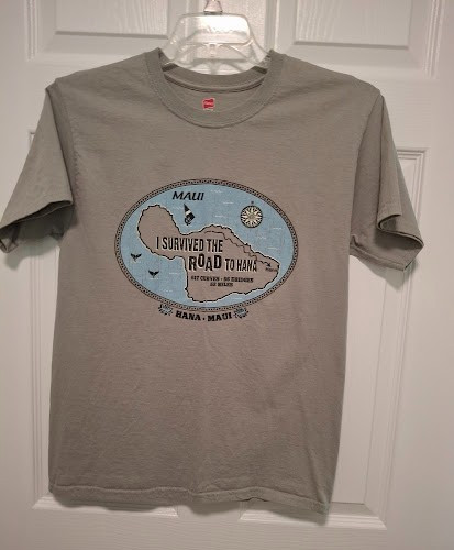 I Survived The Road To Hana - Hana Maui Unisex  T-Shirt - Size Medium