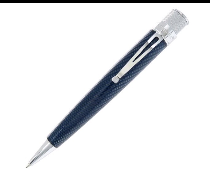 Retro 51 Big Shot Bronx Navy Rollerball Pen BSR-2235 New Open tube