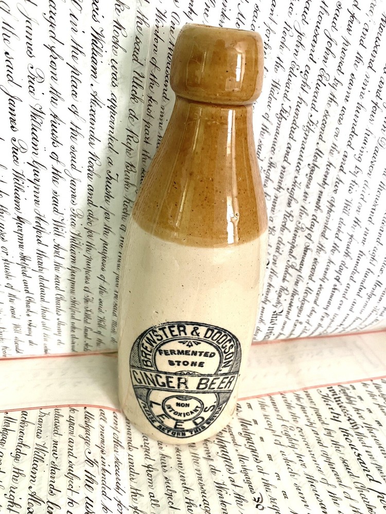 Rare Victorian Brewster & Dodgson Stoneware Ginger Beer Bottle Fermented Price