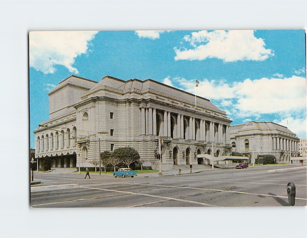 Postcard Municipal Opera House San Francisco California
