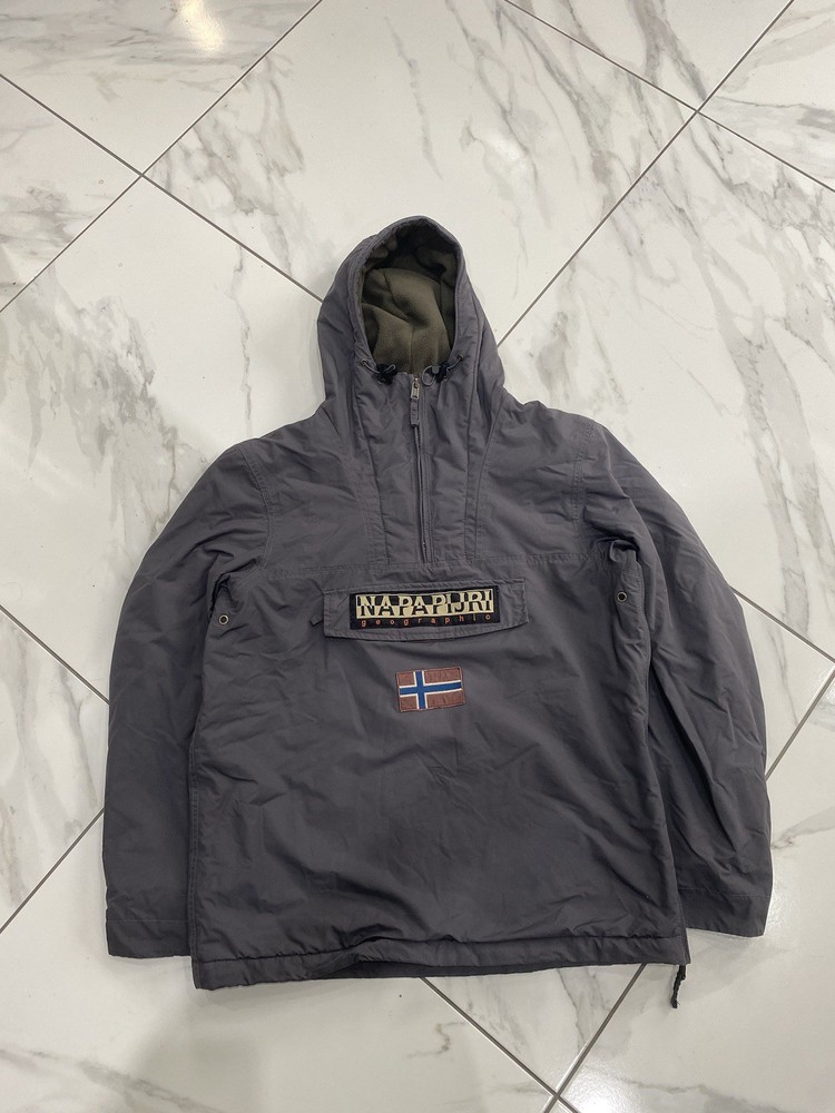 Napapijri Fleece Lined Anorak / Rainforest Jacket - Size M