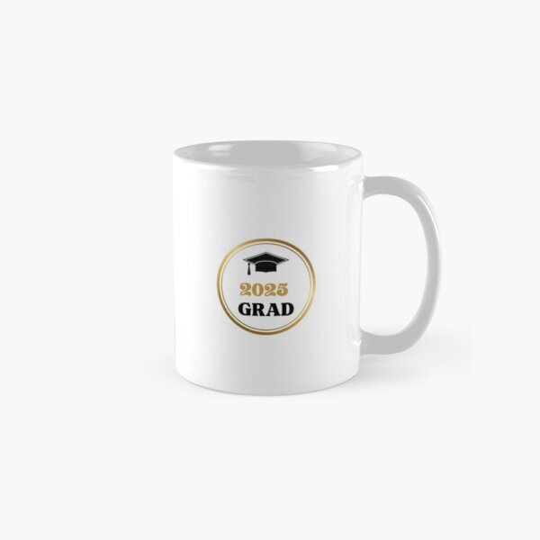 Taza clásica Golden Grad Seal 2025, regalo para familia