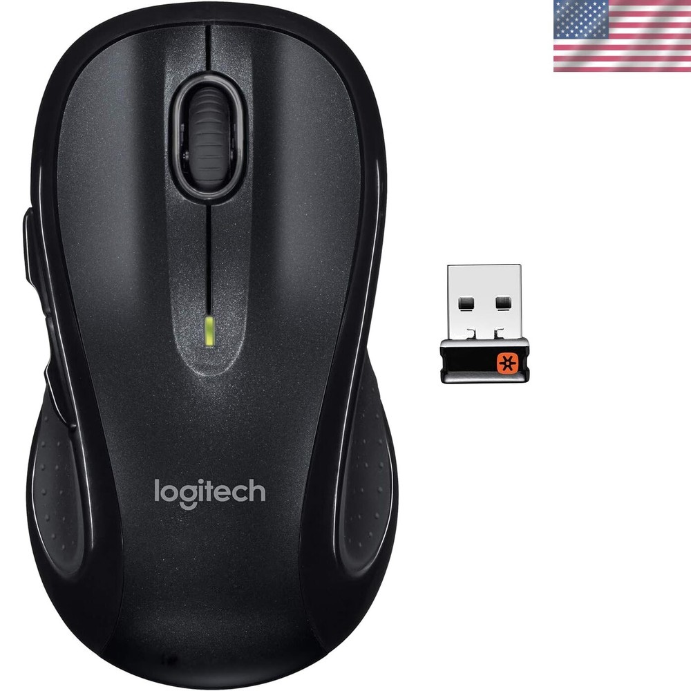 Black M510 Wireless Mouse for Enhanced Comfort and Performance
