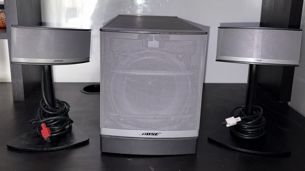 Bose Companion 5 Multimedia Speaker System Subwoofer & L/R Speakers, NO POD WORK