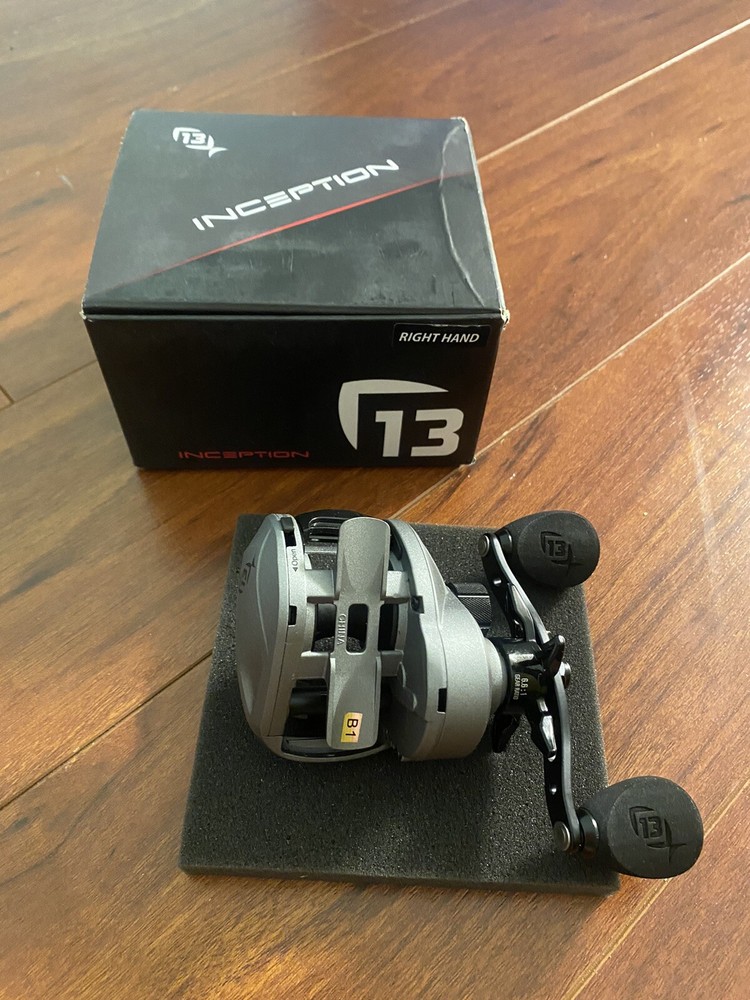13 Fishing Inception Baitcasting Reel 6.6:1 Right Hand Retrieve