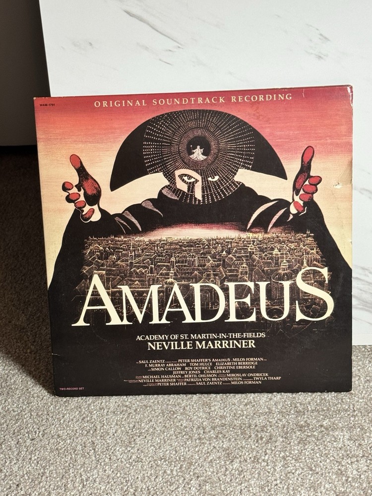 Amadeus Original Soundtrack Recording 2LP Vinyl Neville Marriner